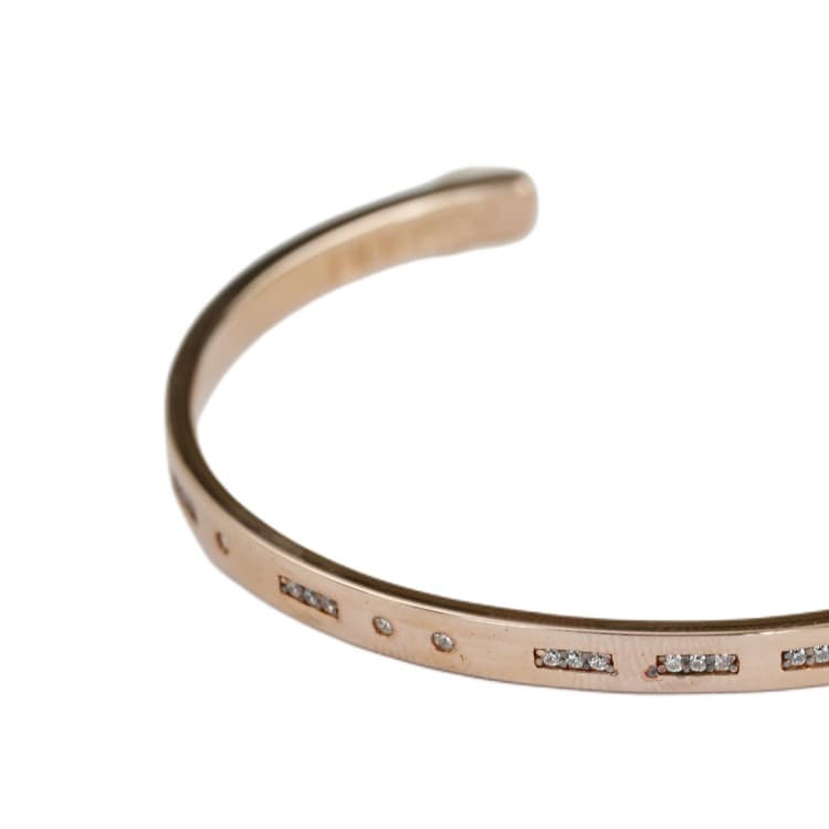 Apm Monaco 925 Sterling Silver Bangles Rose Gold
