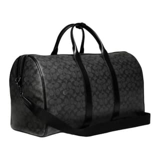 COACH Gotham Canvas With Crossbody Handbag Black