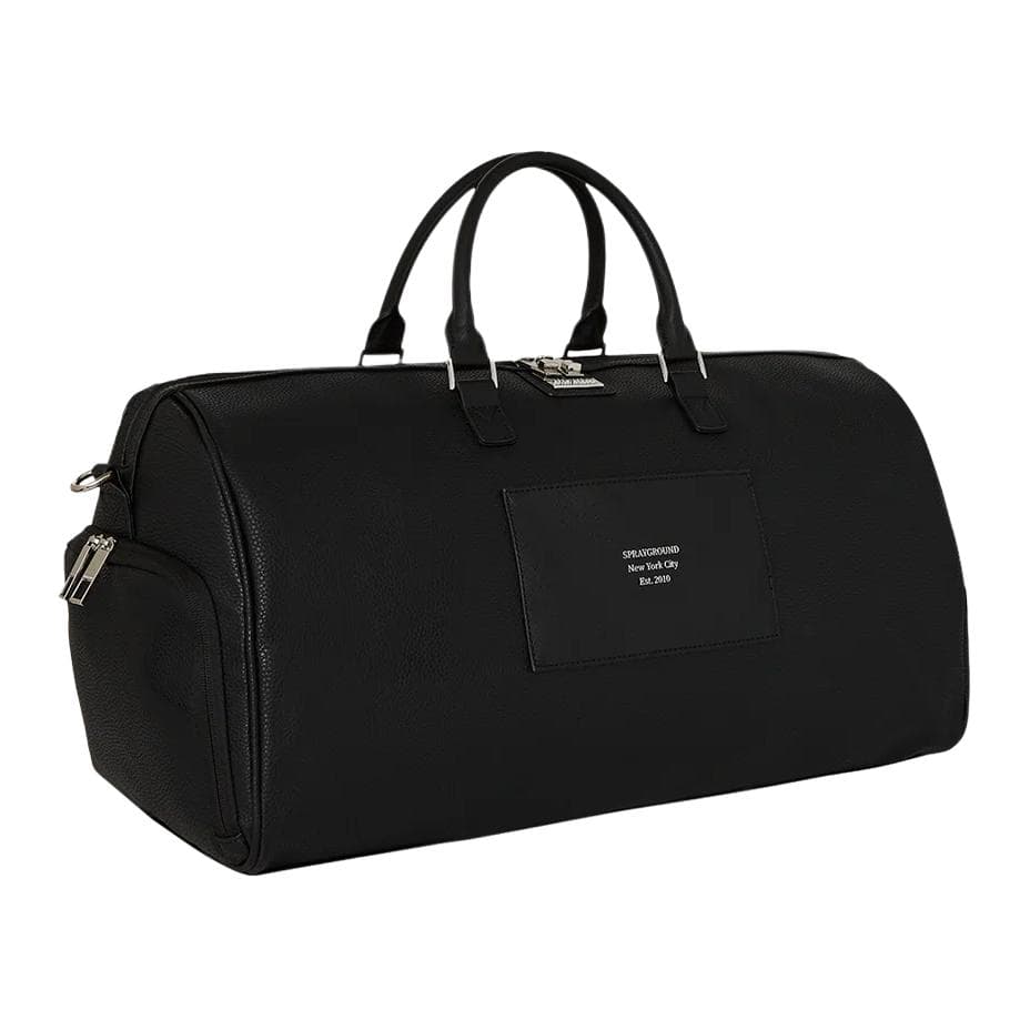 SPRAYGROUND 34L Metal Zippers Accessories Travel Bag Black