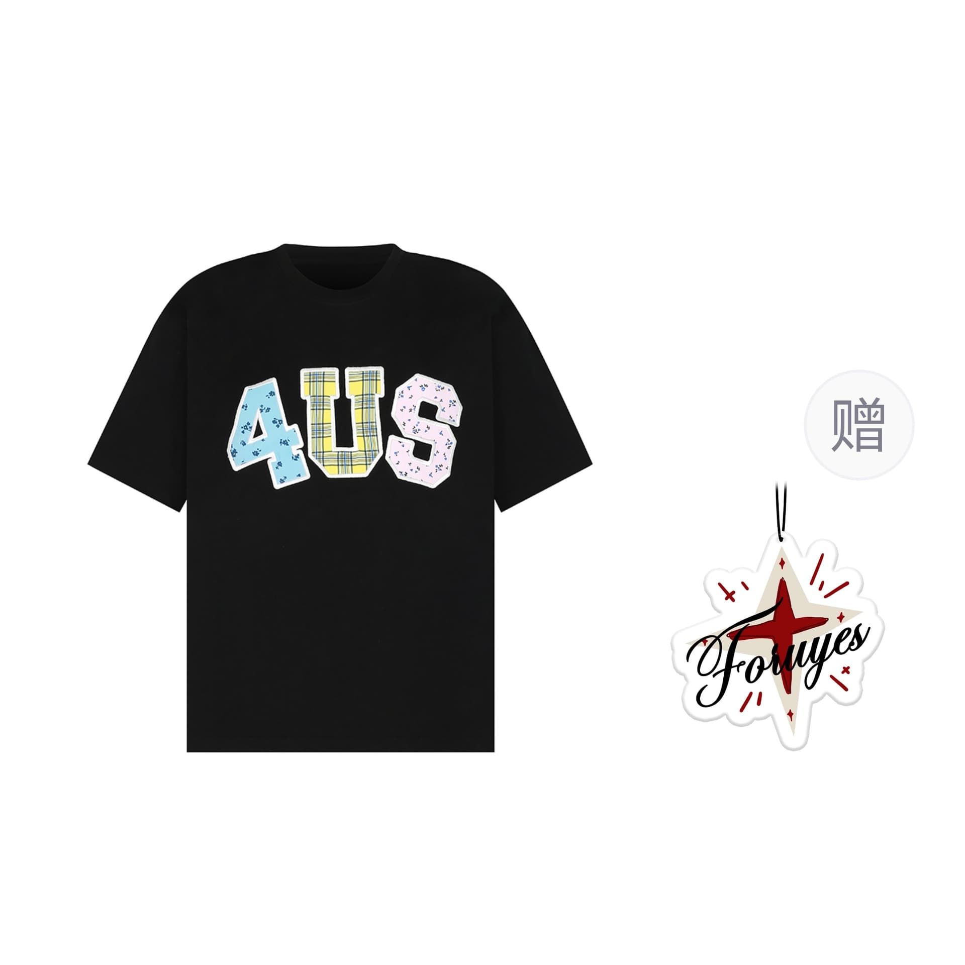 FORUYES TShirts Crew Neck Moderate