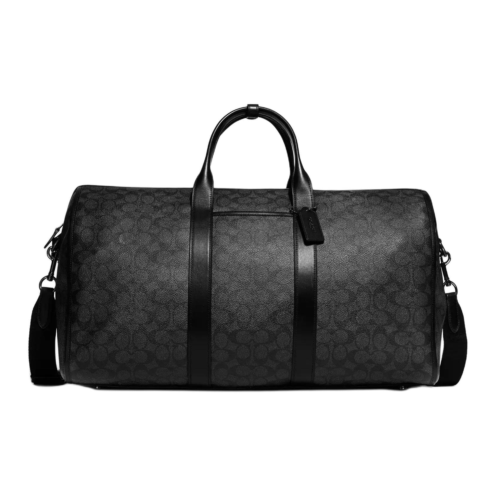 COACH Gotham Canvas With Crossbody Handbag Black Basic Set (Bag+Dust Bag)