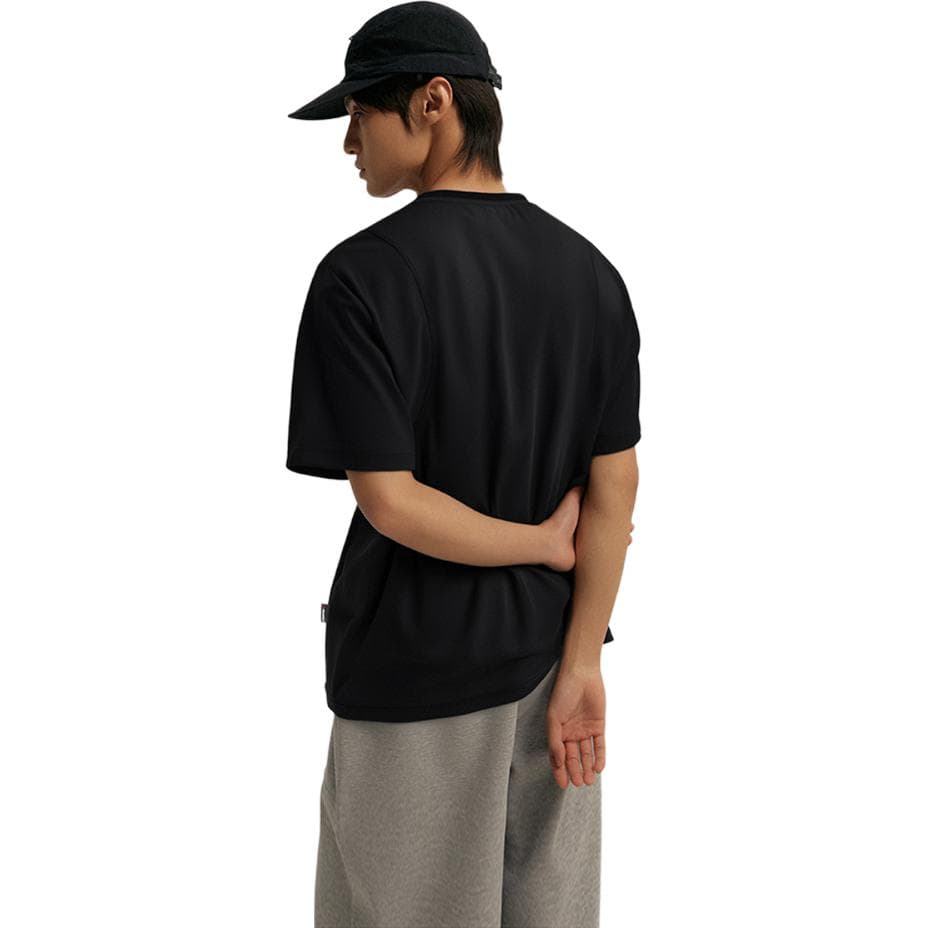 SALOMON TShirts Black Crew Neck Moderate