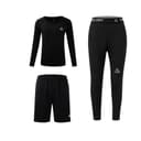 No FleeceLined ThreePiece Set[LongSleeved Top+Pants+Shorts]