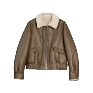 ELLE Furs Coffee Lapel Moderate