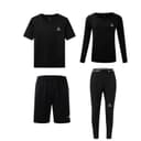 FleeceLined FourPiece Set[LongSleeved Top+Pants+ShortSleeved TShirt+Shorts]