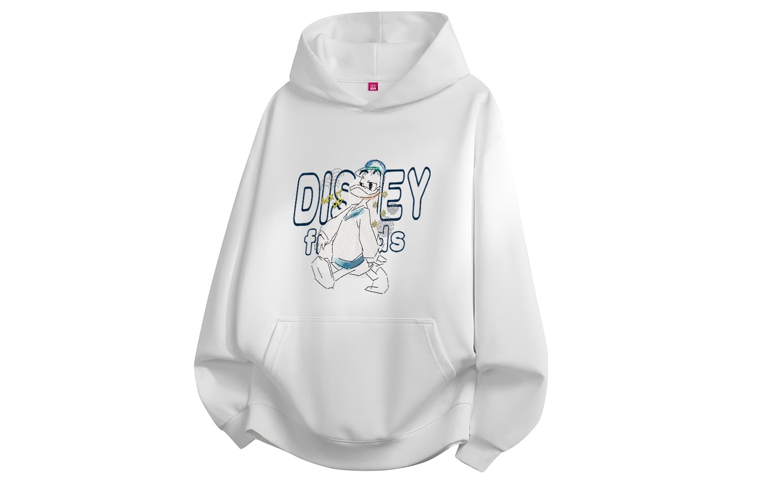 Disney Sweatshirts Hooded Moderate Regular White