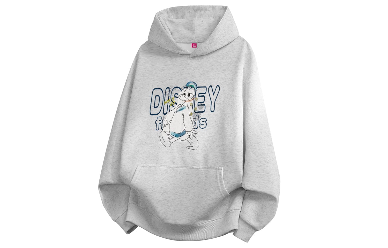 Disney Sweatshirts Hooded Moderate Regular White Heather Gray