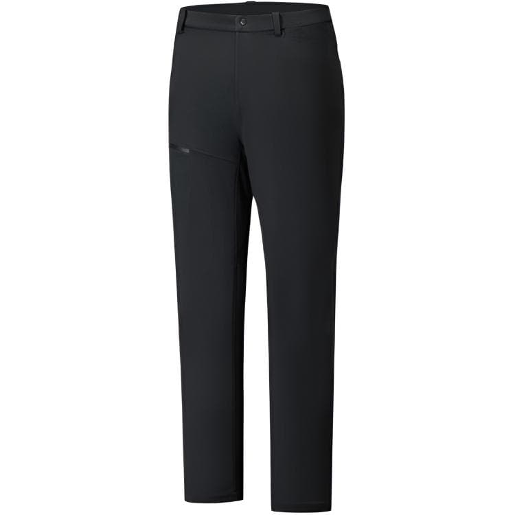 ANTA Knitted Sweatpants Black Moderate Straight Fit