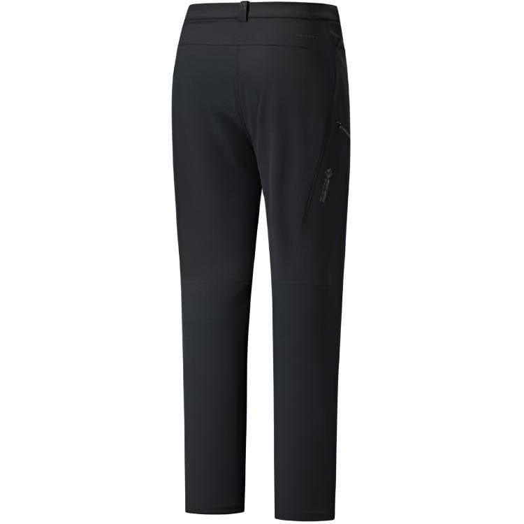 ANTA Knitted Sweatpants Black Moderate Straight Fit