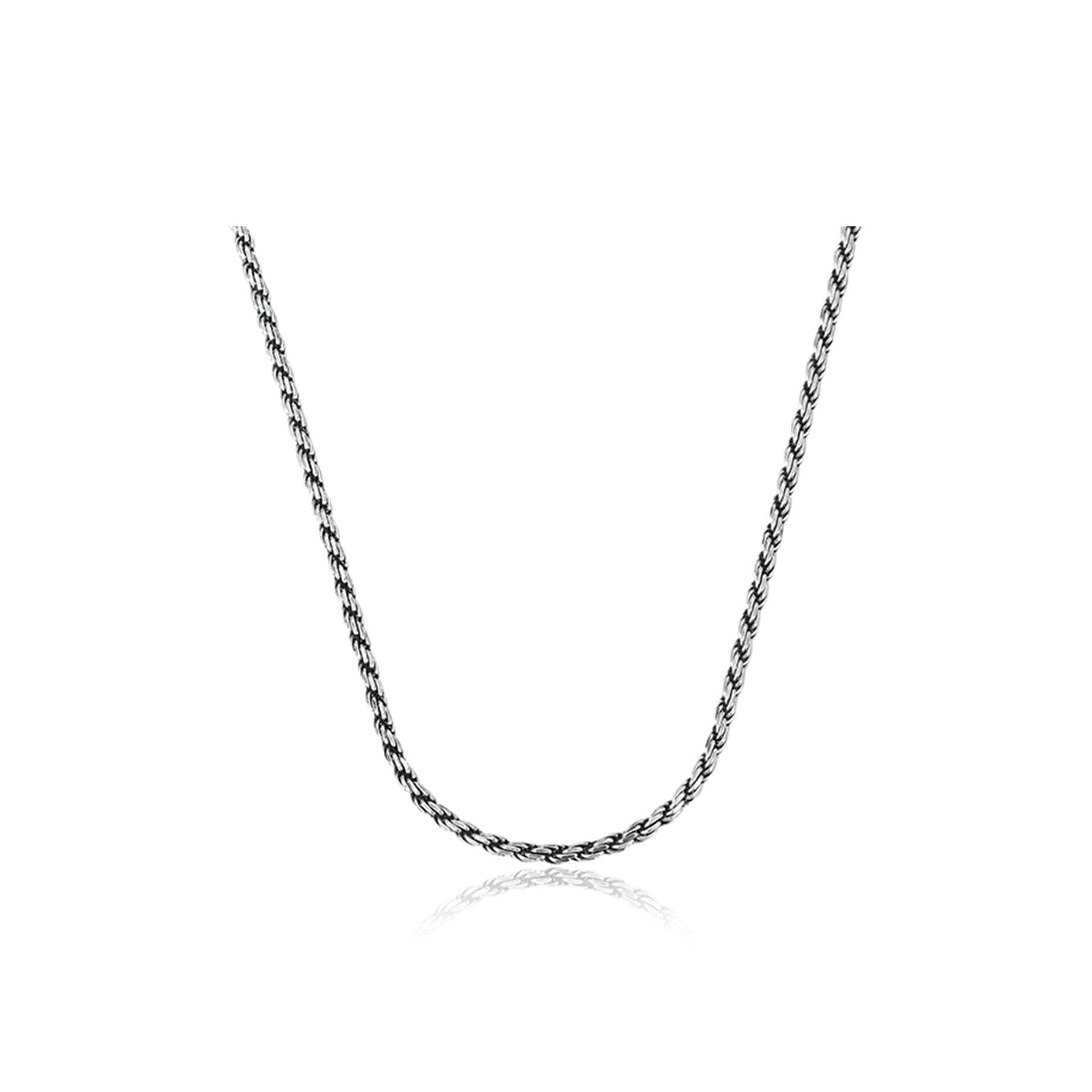 Macrame Chain (S925 Silver/55CM)