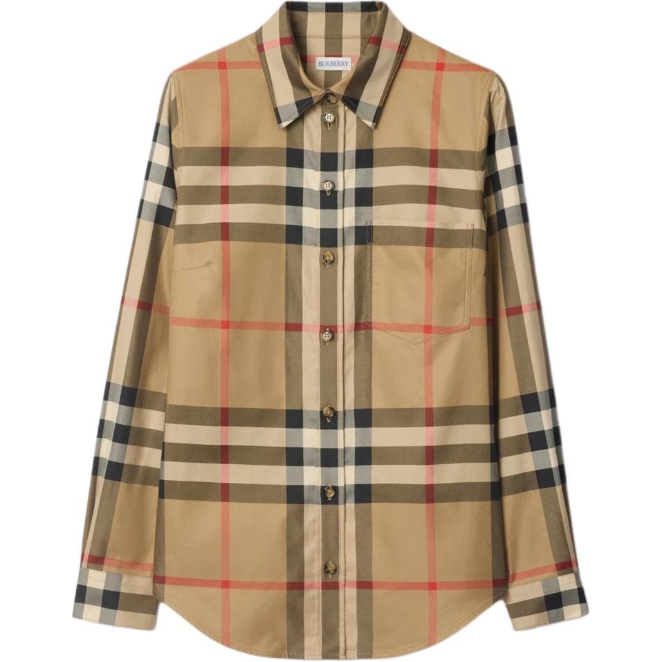 Burberry FW25 Shirt Slim Fit Archive Beige