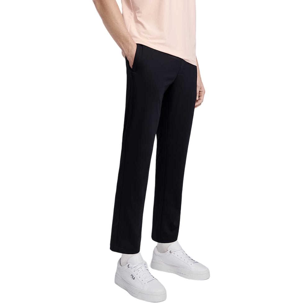 FILA WHITE Knitted Sweatpants Black