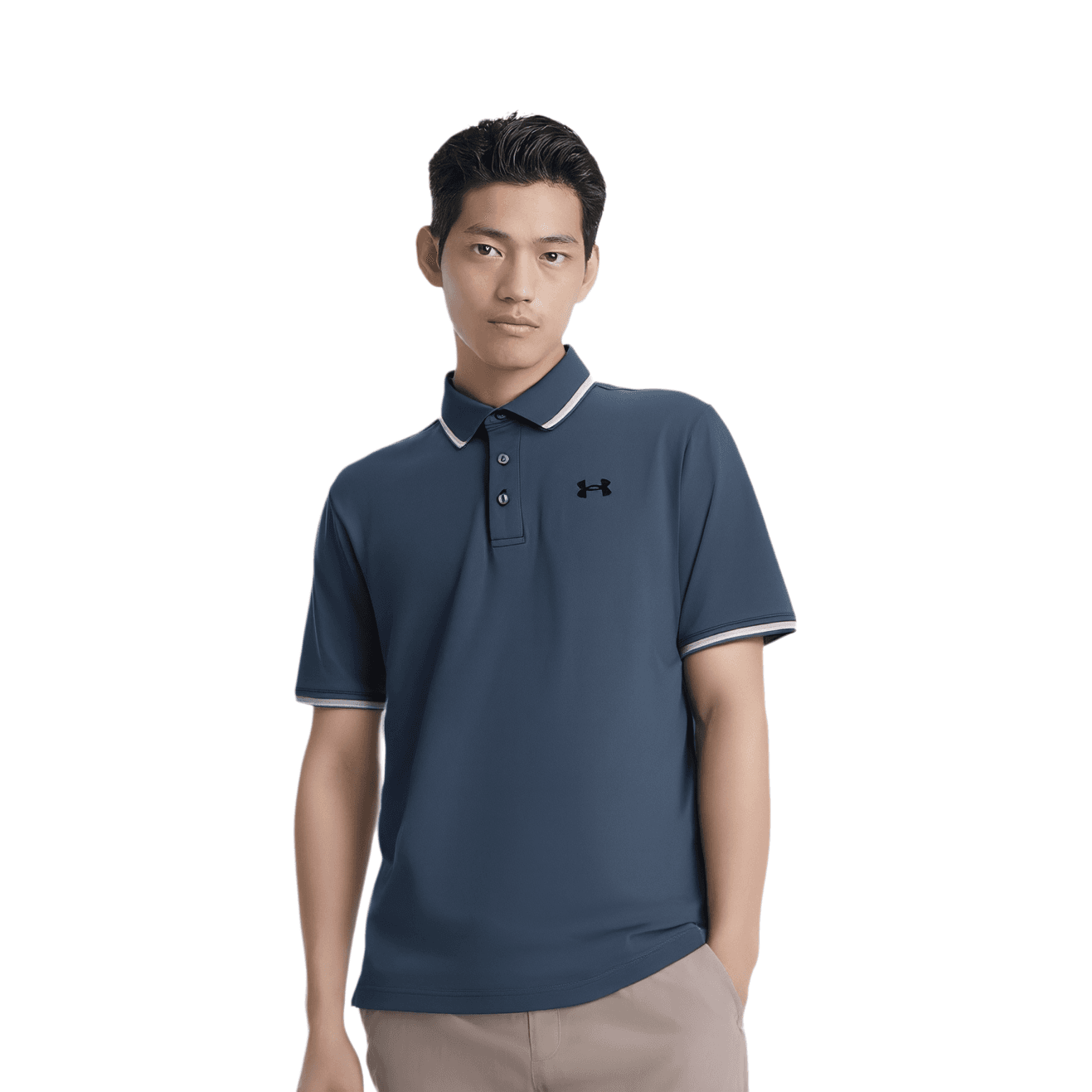 Under Armour Playoff 3.0 Polo Shirt Blue Gray