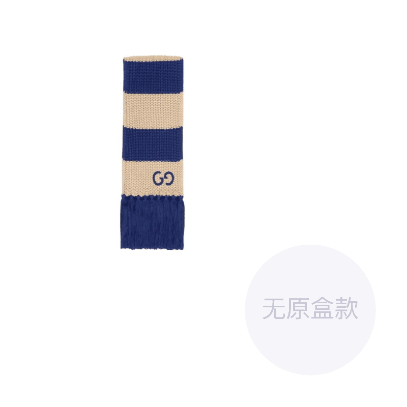 GUCCI Silk, Modal Knit Blue/Khaki Blue/Khaki