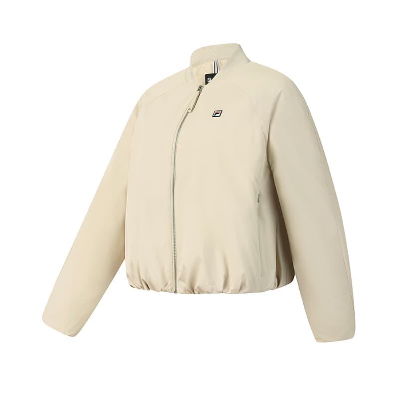 FILA Tennis Puffer Jacket Eying Apricot Prunus Armeniaca Fruit