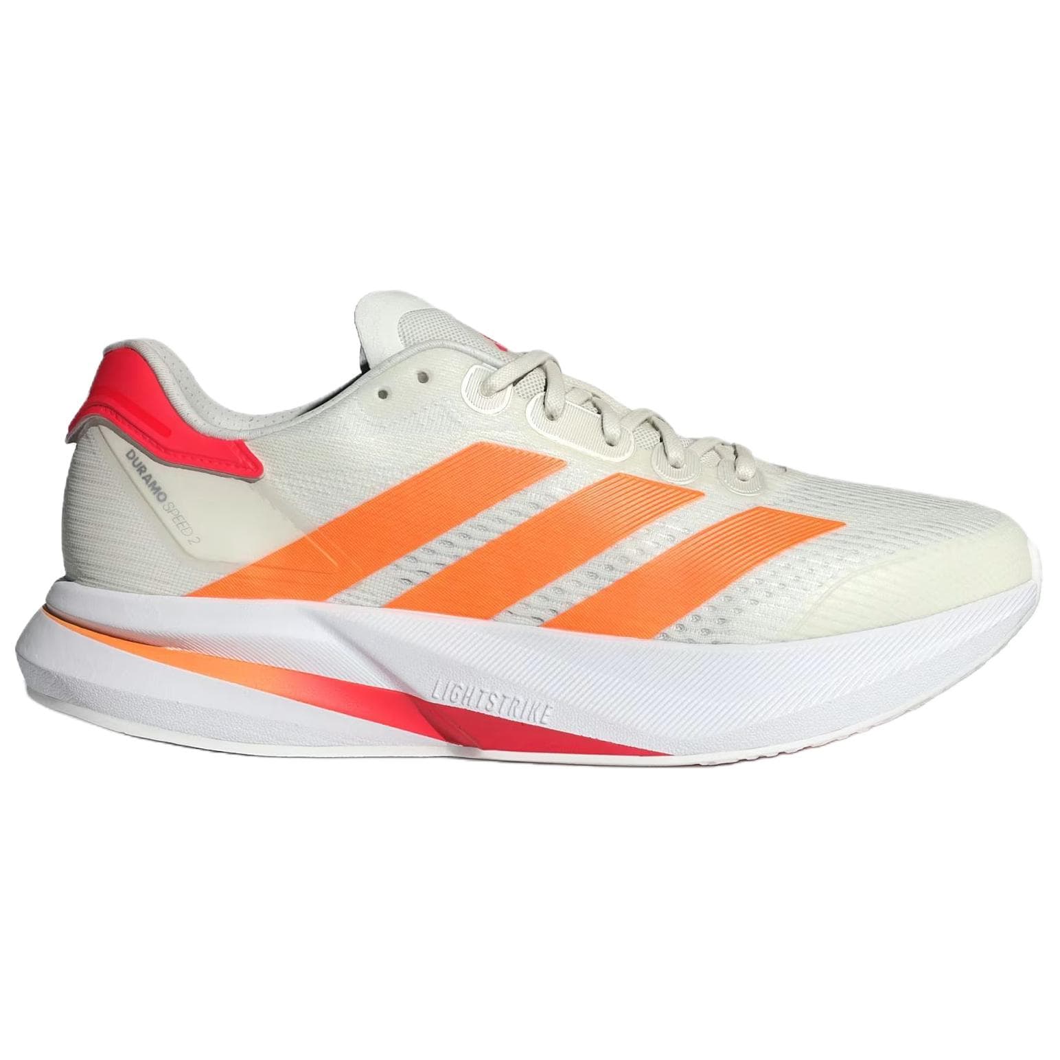 Adidas Duramo Speed 2 Comfortable Breathable Support Lightweight White Orange