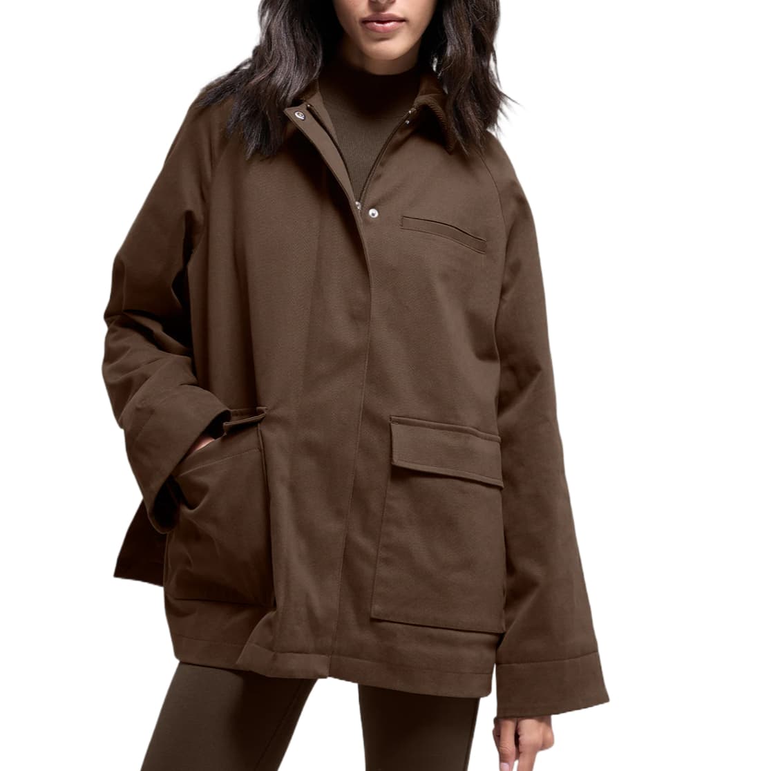 Alo Yoga Jackets Lapel Moderate Straight Fit
