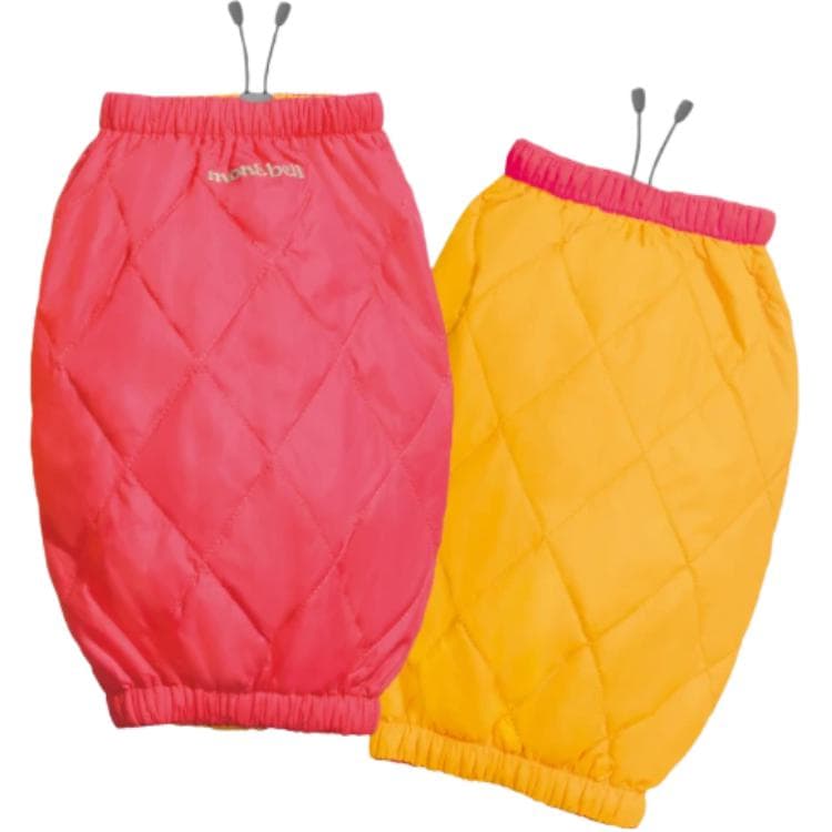 MONTBELL 40 Denier Multi Color Nylon Taffeta Sun Protection Leg Covers Dark Blue/Camellia Camellia