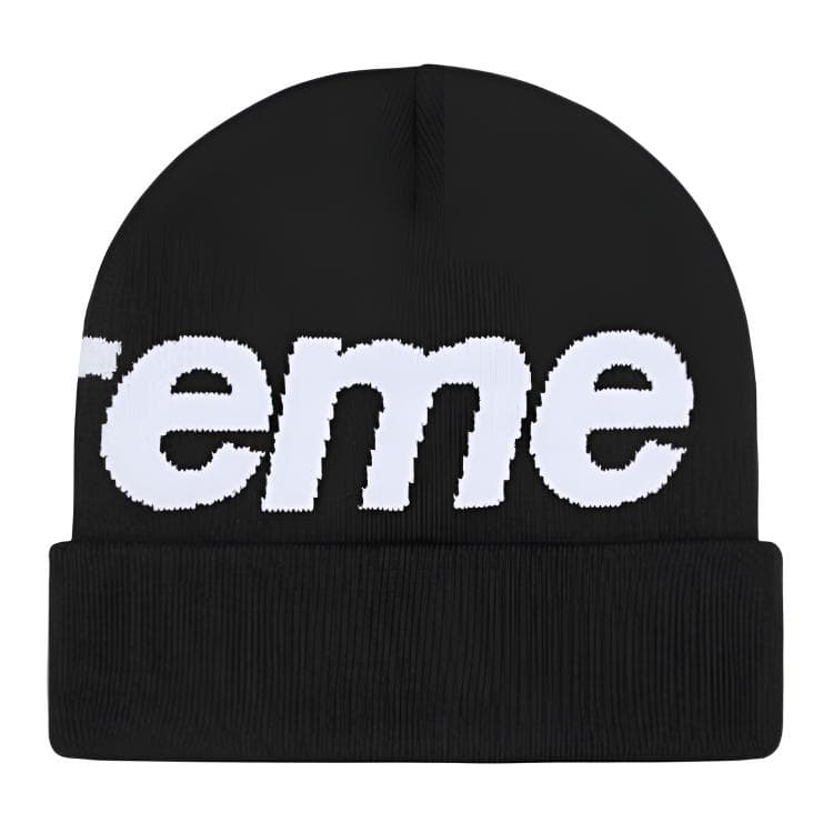 Supreme intarsialogo beanie hat