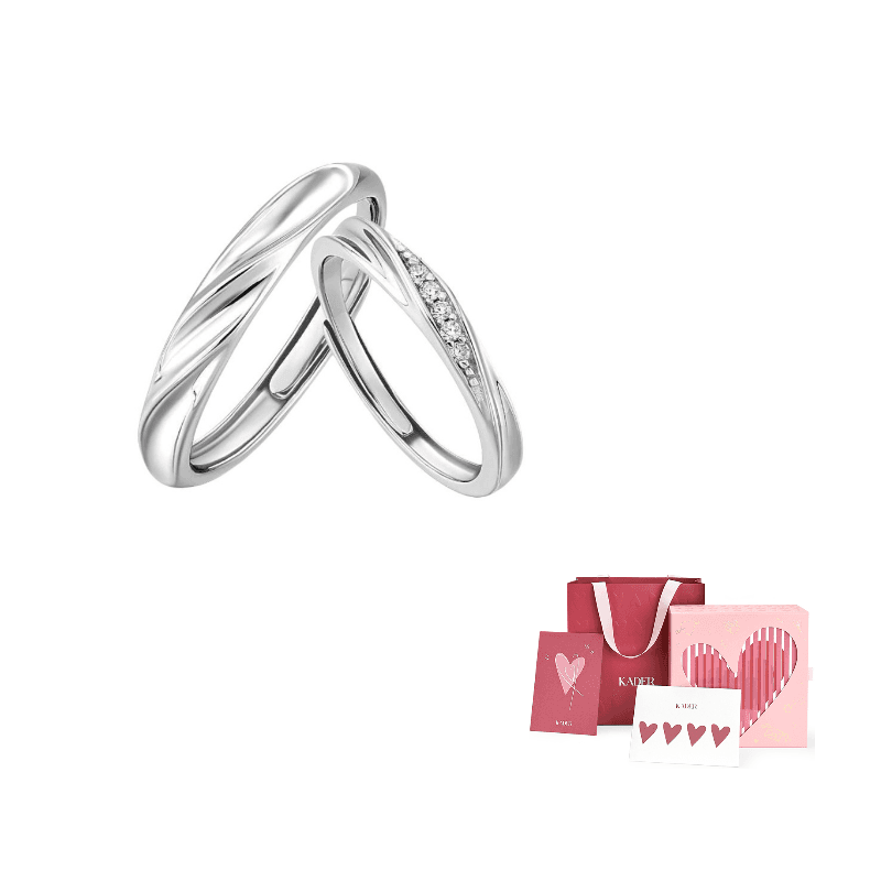 S925 Silver Pair Ring