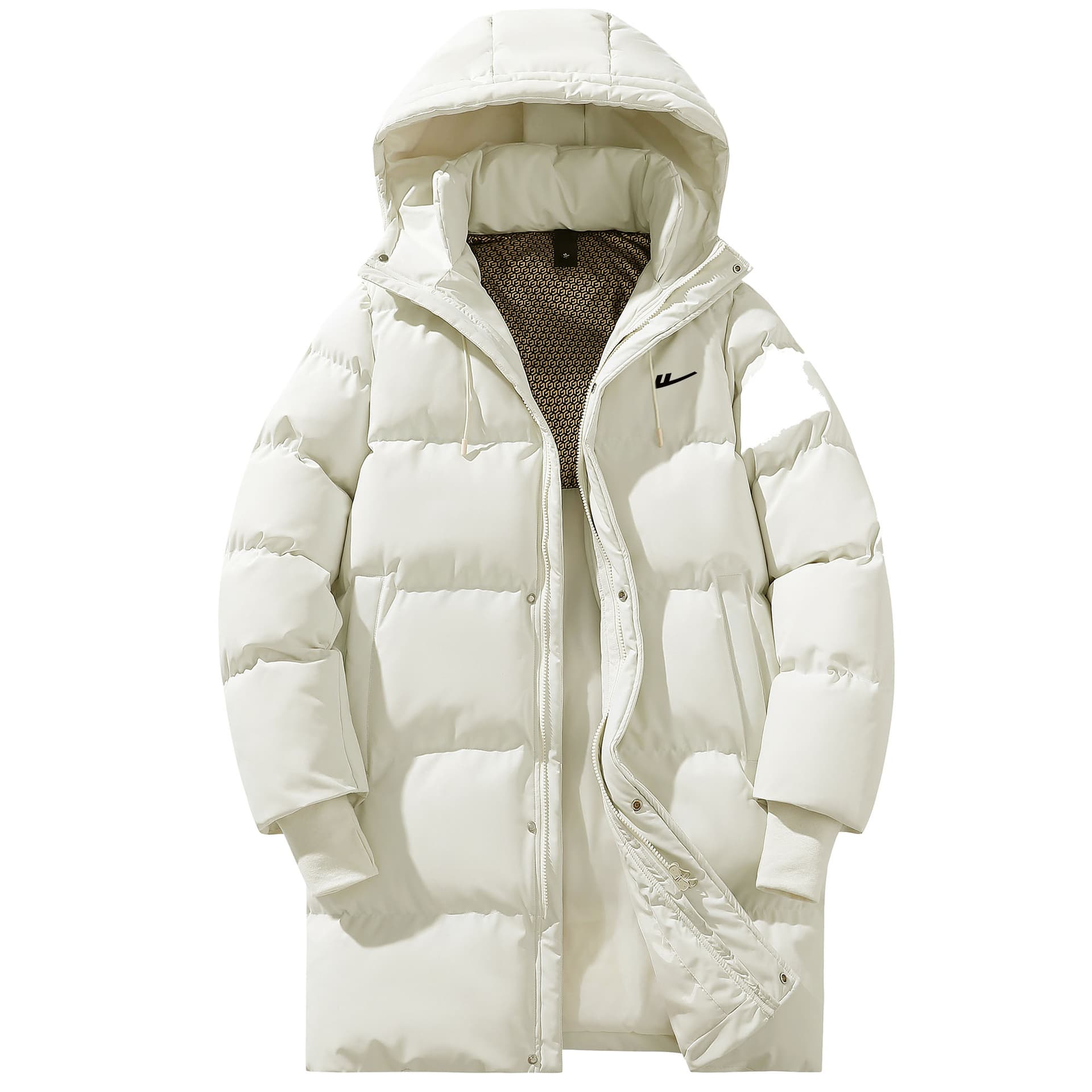 Warrior Down Jackets & Beige (Thickened Puffer Jacket)