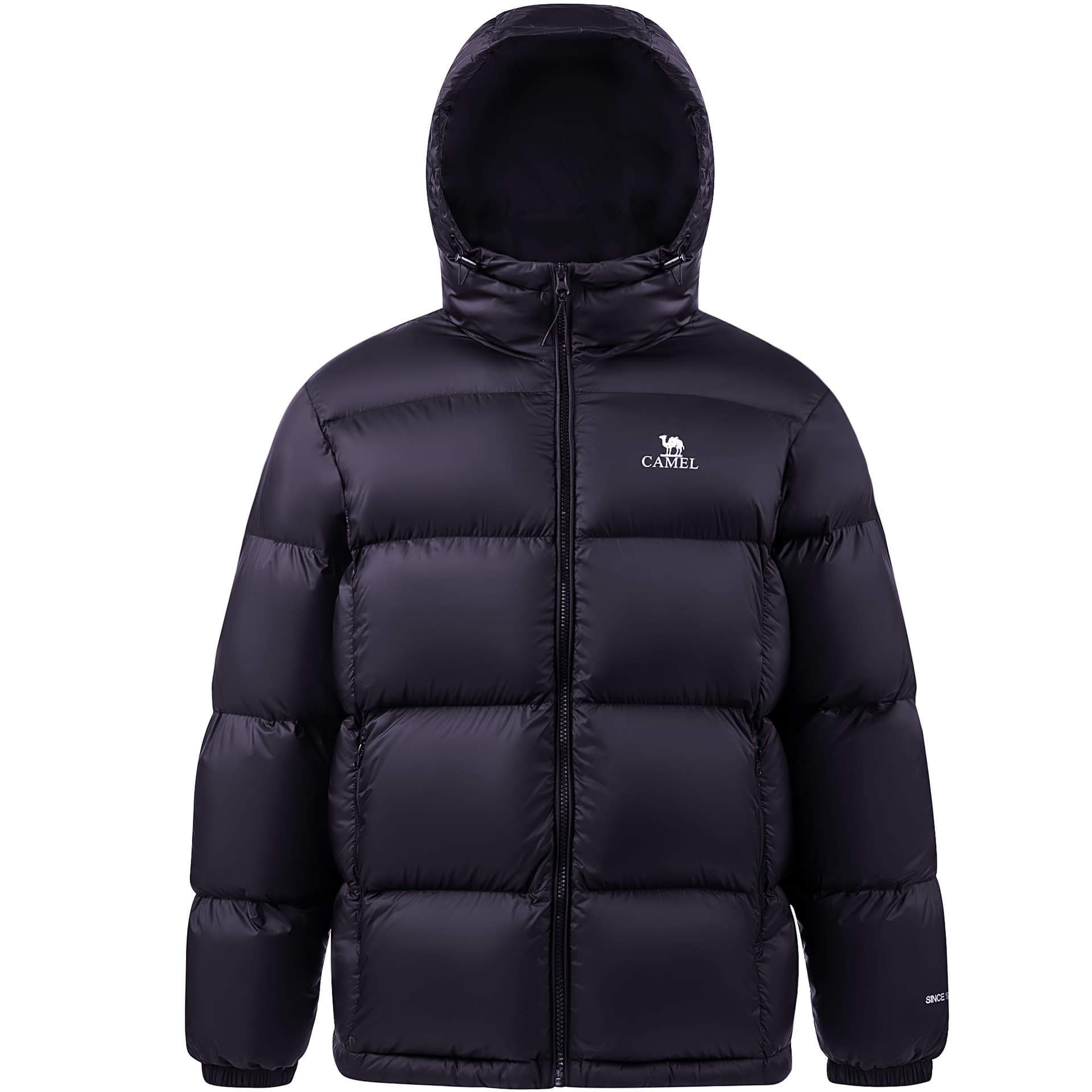 CAMEL Down Jackets Hooded Moderate Down Jacket, Puffer Jacket
