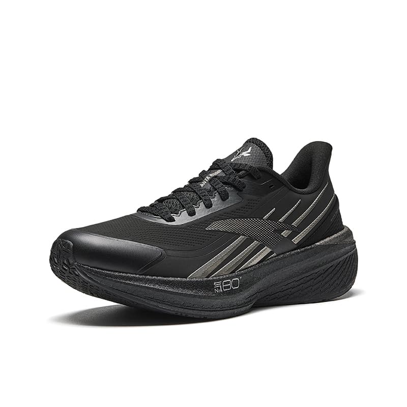 Anta Zone 2 Heart Rate 80 Textile, Synthetic Nitrogen Technology Black