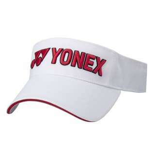 YONEX Polyester Sun Protection Hats White/Red