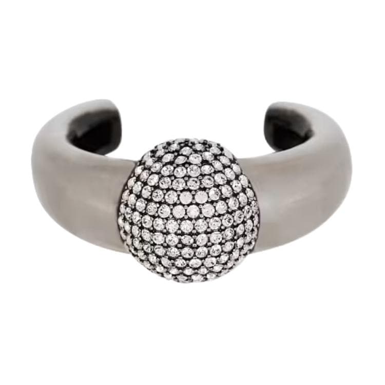 Balmain rhinestoneembellished bangle bracelet (set of two)