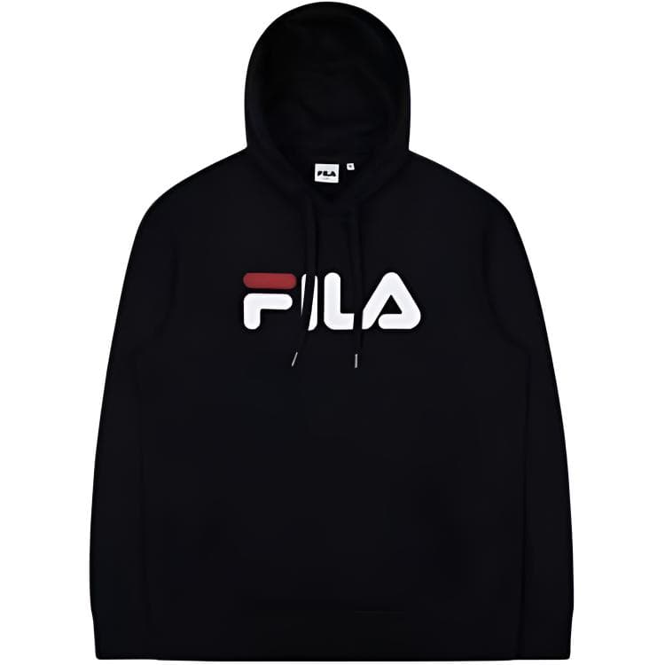 FILA Sweatshirts Black Hooded (Nondetachable) Moderate