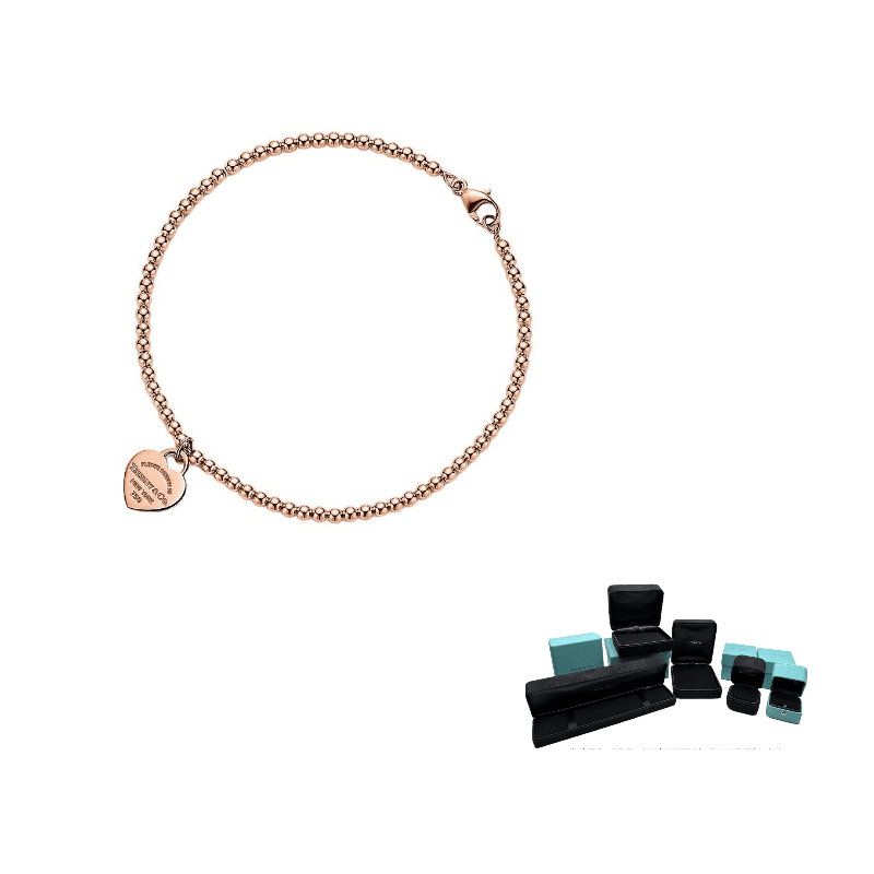 TIFFANY & CO. Return To Tiffany Collection Bracelets Rose Gold Rose Gold