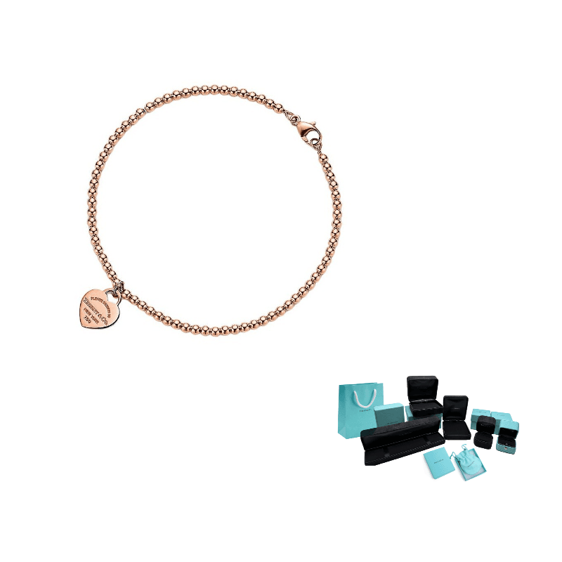 TIFFANY & CO. Return To Tiffany Collection Bracelets Rose Gold Rose Gold