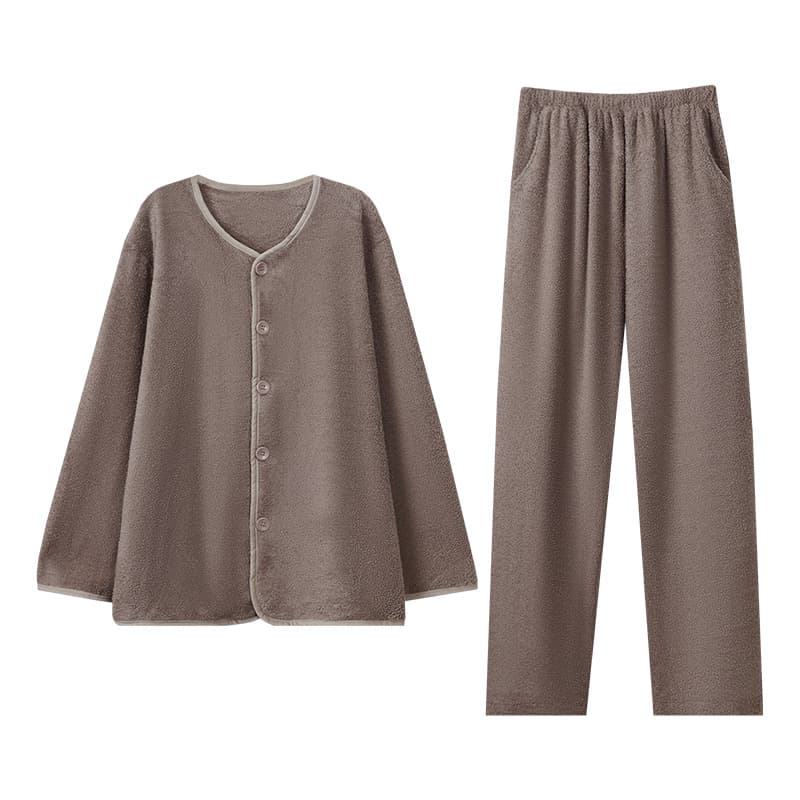 MIIOW Pajama Sets Gray Khaki