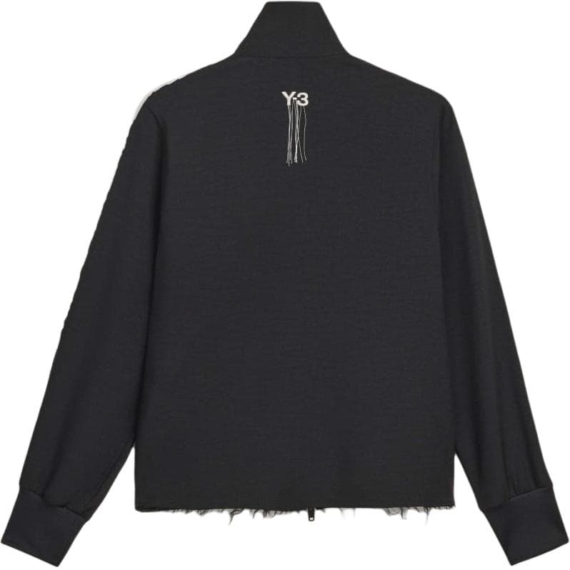 Y3 Sport Uniform Raw Cut 3 Stripes Track Sweatshirt