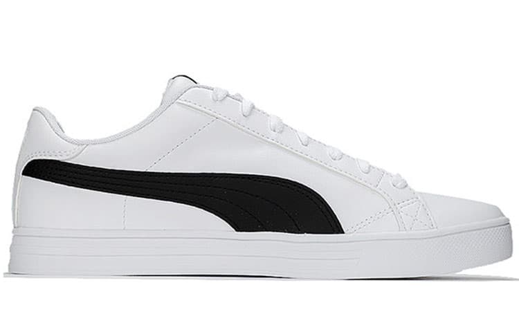 PUMA Smash Vulc V3 Comfortable Lightweight Breathable White Black
