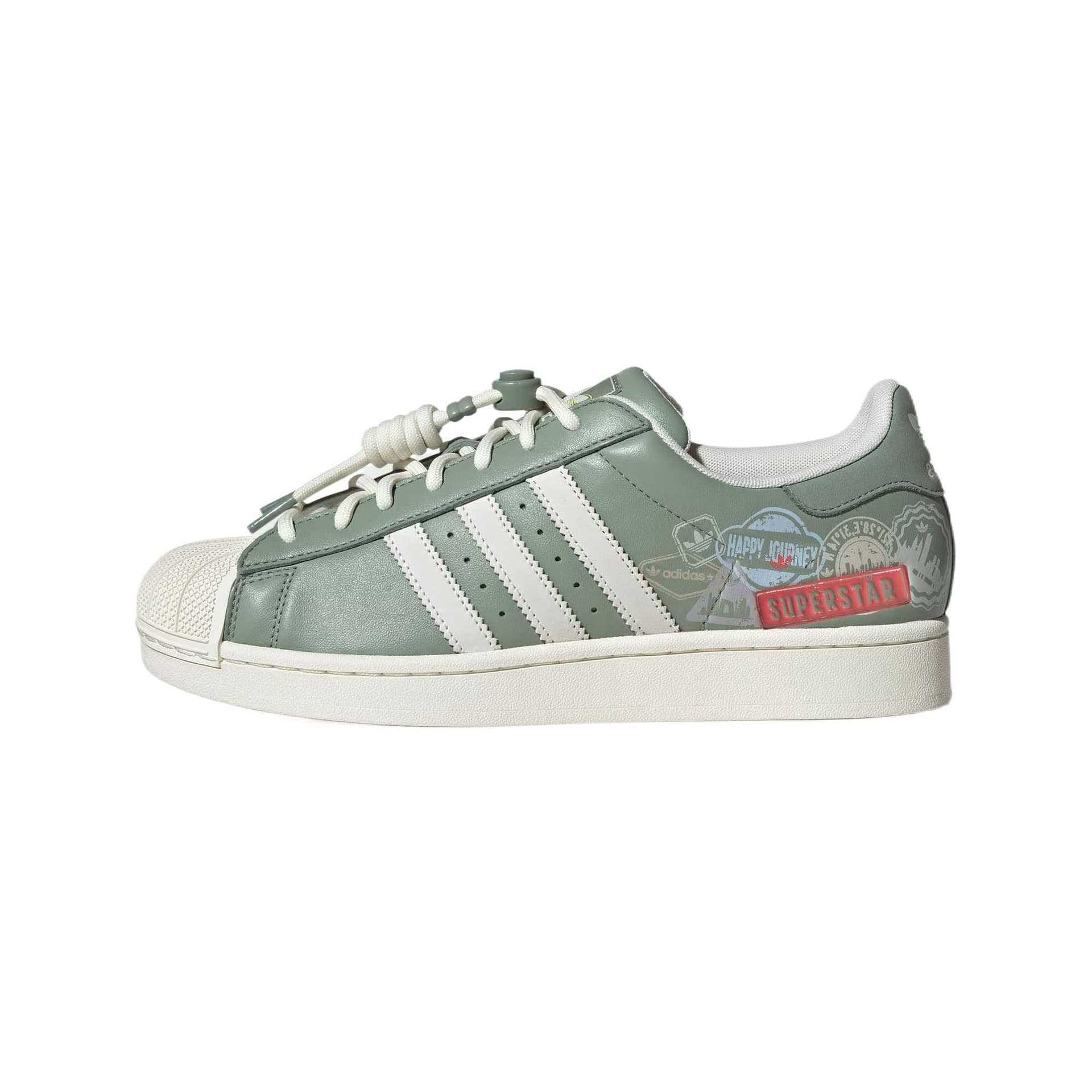 Adidas Originals Superstar 2 Lowtop White Green