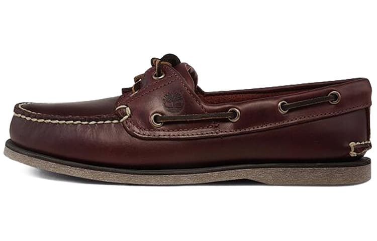 Timberland Grain Cow Boat Brown Wide Fit