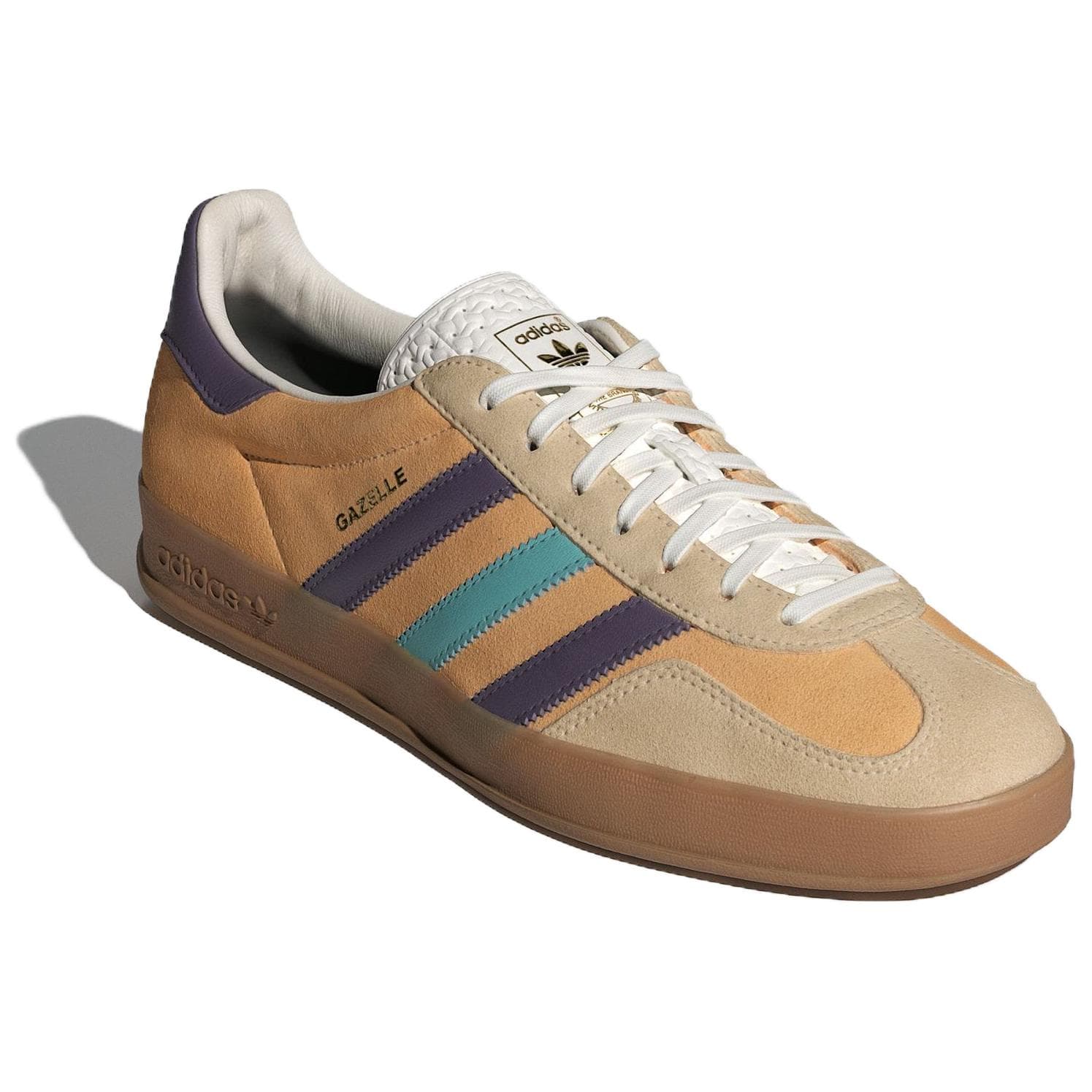 Gazelle Adidas Originals Indoor 'Glow Orange Shadow Violet'