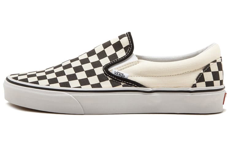 Vans Classic On Black Off White "Checkerboard"
