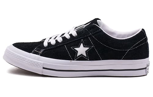 One Star Converse 'Black Suede'