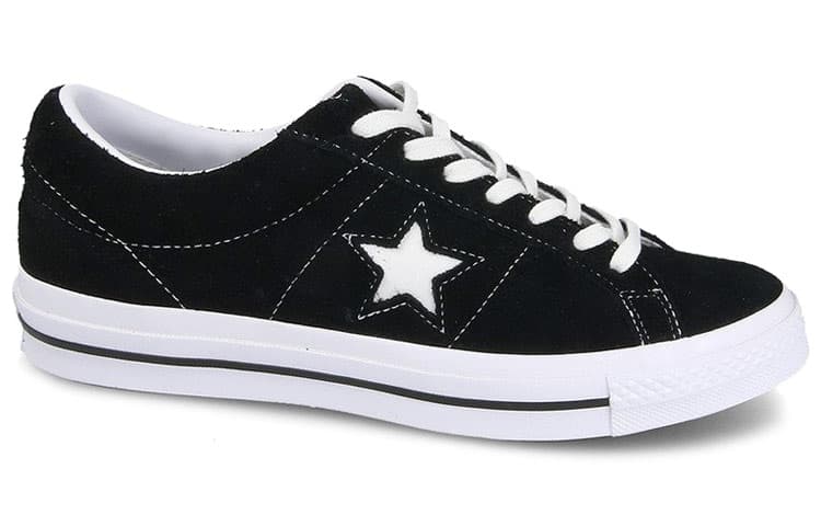 One Star Converse 'Black Suede'