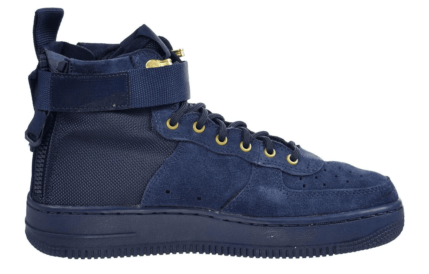 Nike Air Force 1 Lightweight Non Lightweight Mid Navy Blue