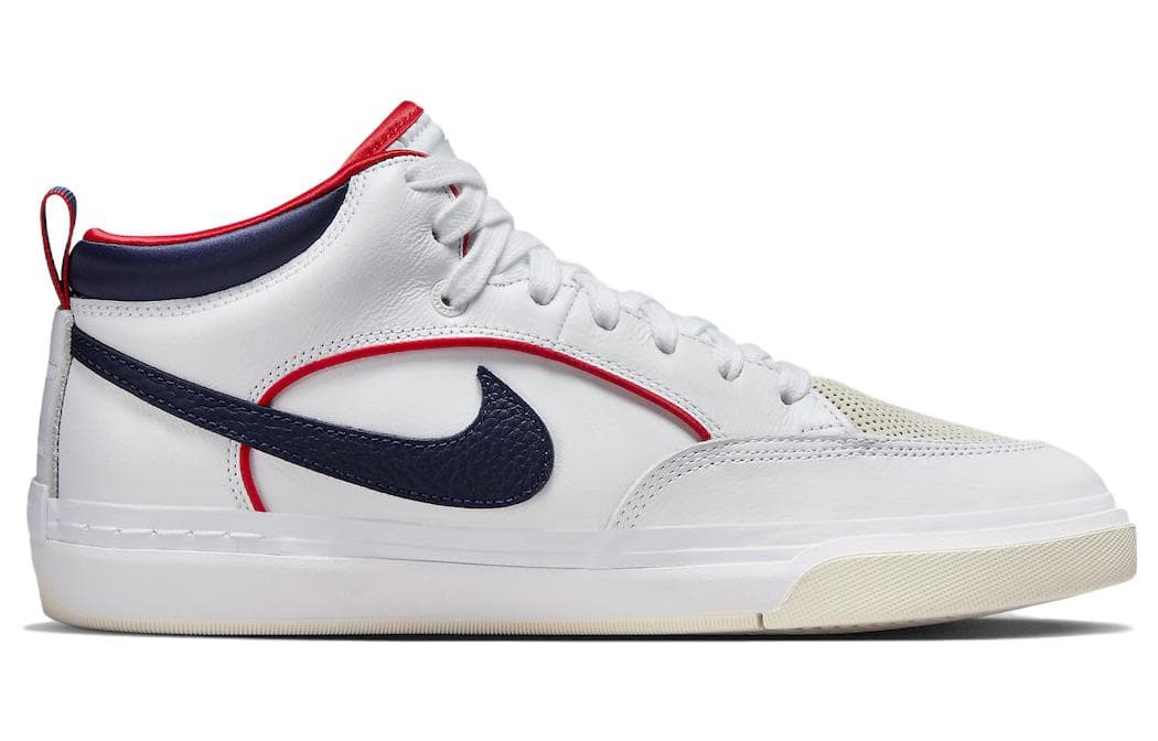 Nike Sb React Leo Prm White Midnight Navy