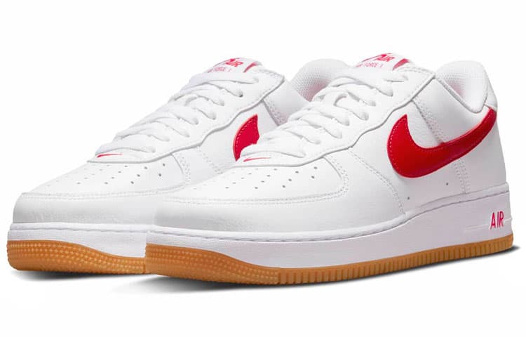 Nike Air Force 1 'Color Of The Month White University Red'