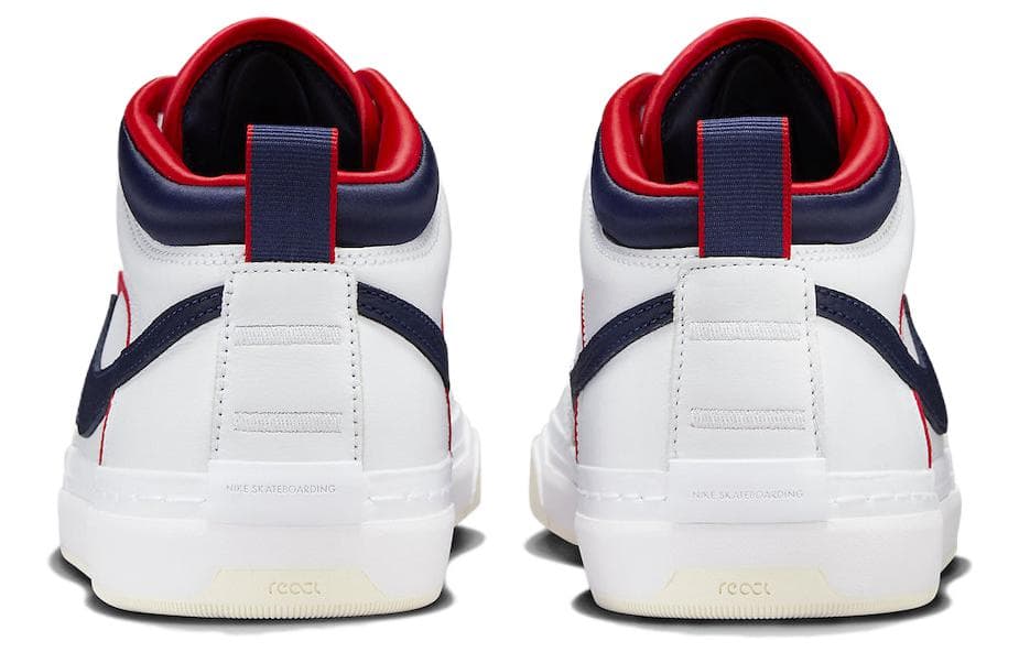 Nike Sb React Leo Prm White Midnight Navy