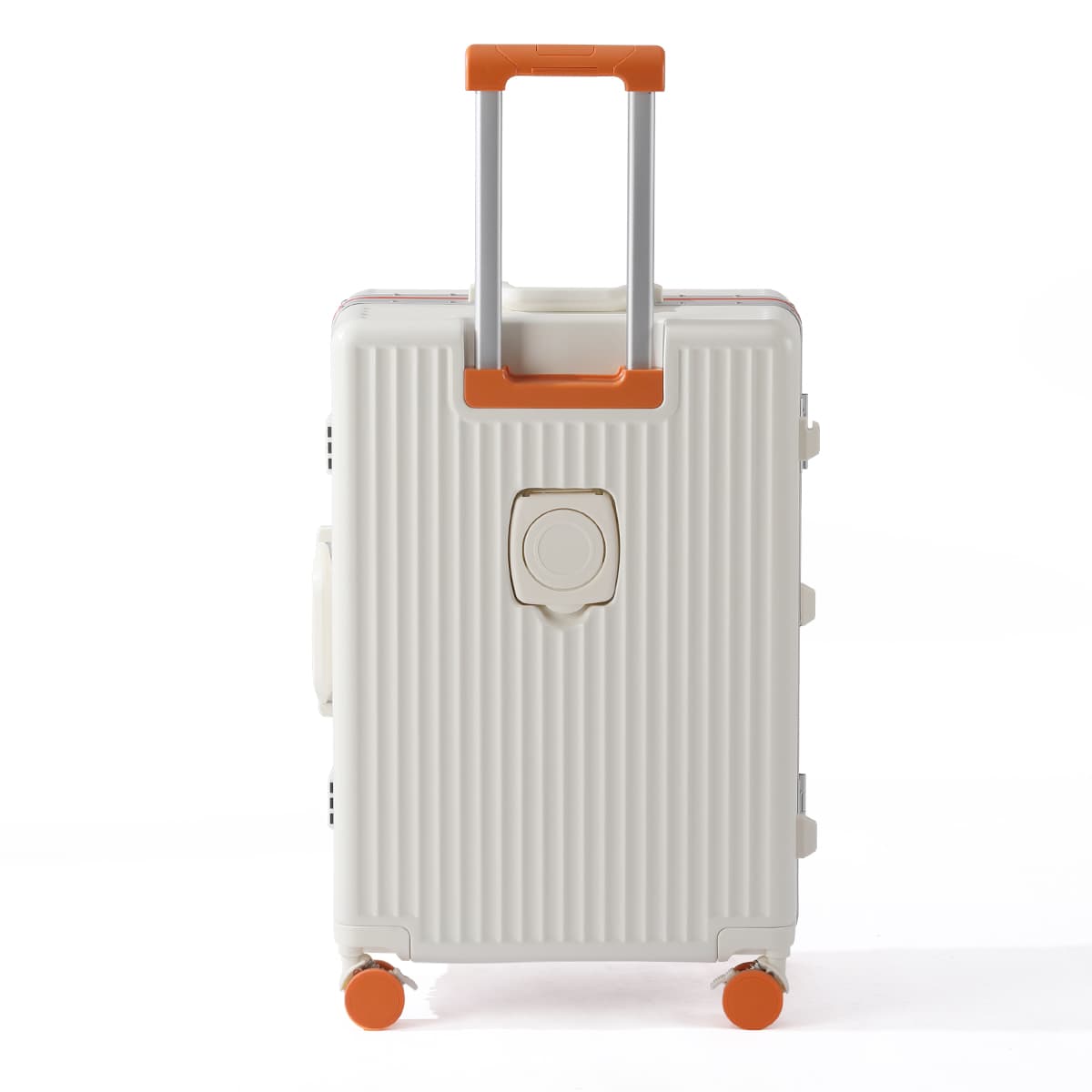 ELLE PC Trolley Bag 20 Inch, 24 Inch Silver/White Orange