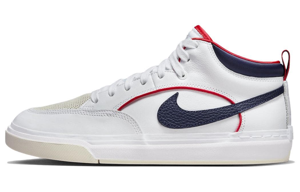 Nike Sb React Leo Prm White Midnight Navy