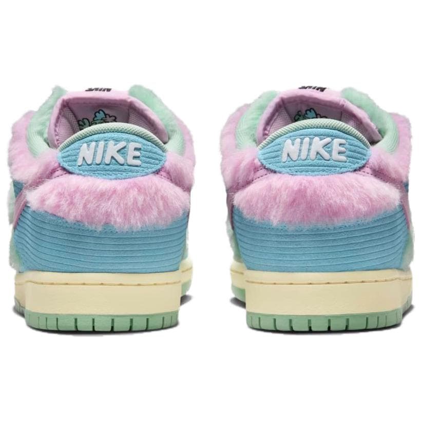 Nike x Verdy Dunk SB Corduroy Blue Green Pink