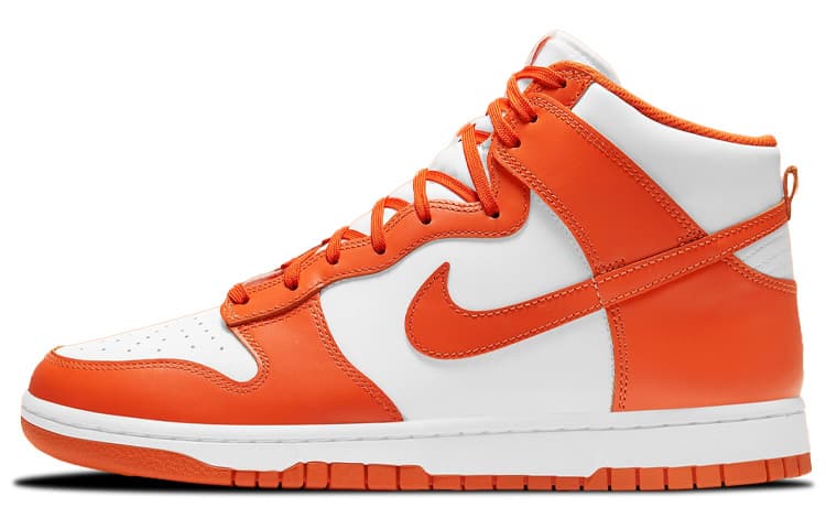 Nike Dunk Retro 'Orange Blaze' High White Orange 2021 Edition