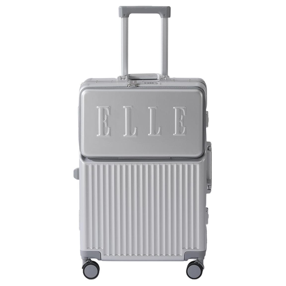 ELLE PC Trolley Bag 20 Inch, 24 Inch Silver/White Orange Silver